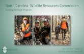 Hunting Heritage Program - North Carolina General · PDF fileBring awareness to conservation and wildlife-associated recreation to a greater ... 2015 WRC-NWTF Turkey Hunting Seminars