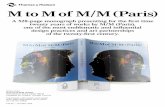 M to M of M/M (Paris) · PDF fileM to M of M /M (Paris) A 528-page monograph presenting for the first time twenty years of works by M/M (Paris), one of the most emblematic and influential