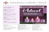 THIS WEEK AT ST. JAMES - campussuite  · PDF fileFrom Our Pastor Page 3 December 17, 2017 The spirit of the Lord GOD is upon me, because the LORD has anointed me; he has sent