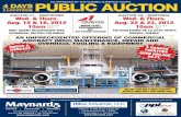 4 DAYS PUBLIC AUCTION 4 DAYS Vancouver/Aveos Website...31555 W. 14 Mile Road | Suite 207 ... Pylon Strut Sling • MLG Trunnion Pin Equipment ... Band Saw • TRAYTOP Engine Lathe