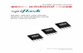 W25Q80, W25Q16, W25Q32 8M-BIT, 16M-BIT AND 32M · PDF fileThese features are on special order. Please contact Winbond for details. ... The SPI Chip Select (/CS) pin enables and disables