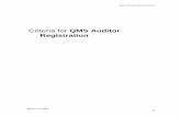 Criteria for QMS Auditor Registration - nbqp.qci.org.innbqp.qci.org.in/auditor/upload/Auditors/QMS_Auditor_Registration... · QMS AUDITOR REGISTRATION NBQP/1001/0709/06 2 Section