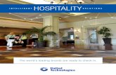 Hospitality - United Technologies · PDF fileHospitality sOlUtIOns At United ... from the front desk to manage guest check-in and ... • An AquaForce® 30HXC water-to-water heat pump