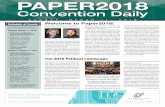 PAPER2018 - paperage.com in key paper industry policy positions. The group provides members a forum to ensure the voice of smaller companies is heard and an avenue
