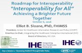 Roadmap for Interoperability “Interoperability for All” · PDF file · 2016-10-10Roadmap for Interoperability “Interoperability for All ... • The US is achieving interoperable