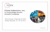 Flotek Industries, Inc.filecache.drivetheweb.com/ir1_flotek/110/November08Presentation.pdf · Flotek Industries, Inc. ... {Customer-focused R&D efforts in chemistry and mechanical