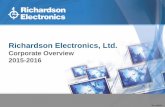 Richardson Electronics, Ltd. - RELL Power in 1947, Richardson Electronics, Ltd. has a rich and unique history of engineering, manufacturing and distributing power grid and microwave