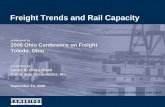 Freight Trends and Rail  · PDF fileFreight Trends and Rail Capacity ... and Logistics Industry Industry Gross Domestic ... 2005 2007 2009 2011 2013 2015 2017 2019