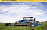 SPARE PARTS LIST NEW & OLD VERSION - Fleming Agri · PDF file8ft/ 9ft trailed topper spare parts list table 001 : trailed topper draw bar assembly table 001a: trailed topper wheel