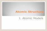 I. Atomic Models - WordPress.com. Development of Atomic Models ... How hydrogen atoms absorb and emit light Continuous Spectrum Line Spectrum Principle Energy Levels . A. Energy Levels