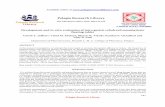 Development and in-vitro floating tablet - · PDF fileDevelopment and in-vitro evaluation of intra gastric cefadroxil monohydrate floating tablet Umesh T. Jadhao*, Vinod M. Thakare,