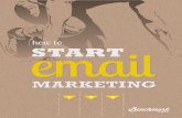 Email Marketing - Benchmark   trial at   Page How to Start Email Marketing Why Email Marketing? Email marketing is one of the oldest forms of online marketing ...
