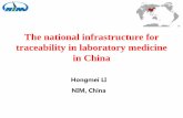 The national infrastructure for traceability in laboratory ... · PDF file•NIM provides the Secretariat for CJCTLM • Developing the CJCTLM IVD Reference Measurement Systems •