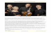 Taurus Quartettaurus-quartet.be/wp-content/uploads/2016/09/ProgrammeProposals... · Taurus Quartet is a new Belgian string quartet, ... The love for the quartet repertoire, the joy
