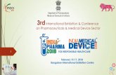 3rd International Exhibition & Conference on Pharmaceuticals & Medical Device … - INDIA PH… ·  · 2017-08-143rd International Exhibition & Conference on Pharmaceuticals & Medical