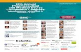 A HYBRID CONFERENCE AND INTERNET EVENT 18th  · PDF filePharmaceutical and Medical Device Compliance Congress Compliance Congress A HYBRID CONFERENCE AND INTERNET EVENT