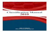 State of Oklahoma Manual 2010.pdf · State of Oklahoma Office of Personnel Management The 2010 Classification Manual “We serve the people of Oklahoma by delivering reliable ...