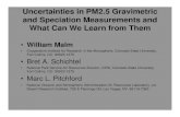 Uncertainties in PM2.5 Gravimetric and Speciation ... · PDF fileUncertainties in PM2.5 Gravimetric and Speciation Measurements and ... QBQ Quartz Filter Pack ... workshop • 2)