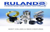 Shaft CollarS & rIGID CouplInGS - Industrial Bearing S · PDF fileShaft CollarS & rIGID CouplInGS. 2 ... adjustment than solid ring locking devices. a diverse ... clamp style rigid