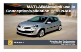 MATLAB/Simulink use in Conception/Validation @ … des Technologies & Systèmes d’Information Alex Yvart – IAC 2006 MATLAB/Simulink use in Conception/Validation @ RENAULT