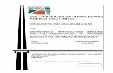 SOUTH AFRICAN NATIONAL ROADS AGENCY LIMITED NO NRA... · SOUTH AFRICAN NATIONAL ROADS AGENCY SOC LIMITED ... The FIDIC Conditions of Contract for Construction for Building and ...