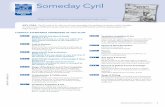 someday Cyril - · PDF fileToday we are going to talk about the characters in Someday Cyril. We’ll talk ... “Maybe someday ... Let’s describe what Cyril is like based on what