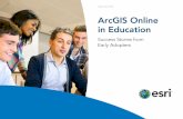 ArcGIS Online in Education - · PDF file2 ArcGIS Online in Education—Success Stories from Early Adopters J10219 Table of Contents 3 Introduction 5ntroducing Geospatial Concepts to
