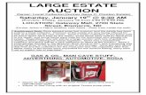 LARGE ESTATE AUCTION - North Star Auction & · PDF fileshop/garage flooded in the Missouri River flood of 2011 and everything was boxed up prior to the flood and moved to dry storage.