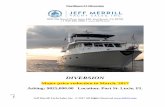 1 Diversion specifications final 3.3 - Jeff Merrill Yacht ...jmys.com/.../2017/01/1-Diversion-specifications-final-3.3.17.pdf · MAIN ENGINE: LUGGER L6125A ... December, 2016) EXHAUST: