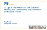 10 Tips to Fast-Track Your SAP Business Planning and …wpc.0b0c.edgecastcdn.net/000B0C/Presentations/FIN2016_Wright_10... · • Script Logic Parallelization ... • Multi-Key Figure