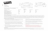 INSTALLATION INFORMATION EMG MODELS: T  TC   INFORMATION EMG MODELS: T  TC SETS INstallation notes: ... designed for Fender Telecaster*. When the switch is mounted to the