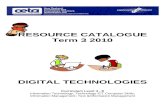 Digital Technologies - · Web viewDIGITAL TECHNOLOGIES Curriculum Level 4 - 8 Information Technology; Technology ICT Computer Skills; Information Management; Text &Information Management