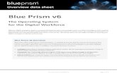 Blue Prism v6 · PDF fileWith over 400 customers, ... connected and easy to control. ... • Tesseract OCR - Version 6 is installed with Tesseract OCR V3.05.01
