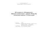 Project Report: Metronome and Pitch Generator Circuitusers.cecs.anu.edu.au/Salman.Durrani/_teaching/TB3.pdf · Project Report: Metronome and Pitch Generator Circuit ... using a 555