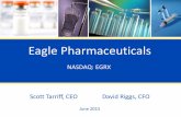 Eagle Pharmaceuticals - Jefferies V2.pdfaccept for filing and approve our NDA for our bendamustine HCl ... and the other risk factors included in our annual report ... (bendamustine