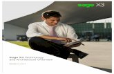 Sage X3 Technology and Architecture - Tangerine · PDF file2 Sage X3 | Technology and Architecture The next generation business management solution The consumerization of IT –where
