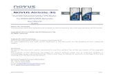 NOVUS AirGate-3G · PDF fileDo not use the router under extreme vibrating ... Attach/detach by holding ... NOVUS AirGate-3G is a rugged cellular router offering stateof-the-art mobile