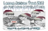 lennon newsletter 2012 - · PDF fileLennon are proving to be a force to be reckoned ... startedoff with two forms having events to raise money for ‘Imagine’and wehope many ...