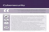 Cybersecurity · PDF filebuilding the Federal cyber workforce and budget processes; ... Risk and Authorization Management Program (FedRAMP), can help agencies leverage the promise