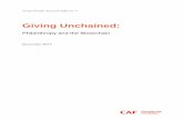 Philanthropy and the Blockchain · PDF fileGiving Unchained: Philanthropy and the Blockchain . 1 Registered Charity number 268369 1) Introduction 2 Registered Charity number