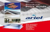 May 2017 Product Price Guide - Ariel Plastics/media/Ariel-Plastics/Files/Product-Guides/... · PGAP12 – May 2017 Product Price Guide Roof Ventilation Roof Drainage Roofing Sheets