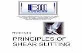 Principles of Shear Slitting - Burris Machine Coburrismachineco.com/pdfs/Principles_of_shear_slitting_burris.pdf · one knife is used to accomplish the web separation. ... Disadvantages