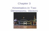 Chapter 3 Kinematics in Two Dimensions; Vectors - …uregina.ca/~barbi/academic/phys109/2009/notes/lecture … ·  · 2009-09-18steps. For example: Let be such that Then (3.1) ...