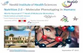 Nutrition 2.0 Molecular Phenotyping in Humans - · PDF fileNutrition 2.0 – Molecular Phenotyping in Humans Martin Kussmann1,2,3 Head of Molecular Biomarkers September 9th 2015 .