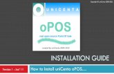 uniCenta oPOS Installation Guide - Mirror Servicesourceforge.mirrorservice.org/u/un/unicentaopos/docs/Installation... · Title: uniCenta oPOS Installation Guide Subject: Installation