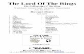 EMR 12044 Lord of the Rings (The Fellowship Of The Ring) · PDF fileThe Lord Of The Rings The Fellowship Of The Ring Wind Band / Concert Band / Harmonie / Blasorchester Arr.: Jan Valta