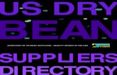 US DRY   OF US BEAN SUPPLIERS  QUALITY GROWN IN THE USA SUPPLIERS US DRY BEAN DIRECTORY. ... overseas importers, ... the United States