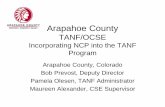 TANF/OCSE Incorporating NCP into the TANF … Incorporating NCP into the TANF Program ... related to employment/education. ... trimester of pregnancy