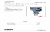 Rosemount 2088 Absolute and Gage Pressure Transmitter ... AP,GP,DP Pressure Transmitter.pdf · Rosemount 2088 Ordering Information Table 1. Rosemount 2088 Pressure Transmitter Ordering