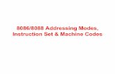 8086/8088 Addressing Modes, Instruction Set ... - XMU …mirel.xmu.edu.cn/mirel/public/Study/PMI/Chapter2.pdf · Summary of the addressing modes Addressing Mode Register Immediate